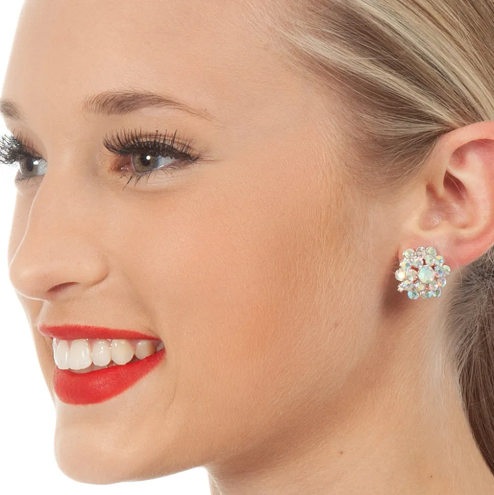 AB Rhinestone Earring