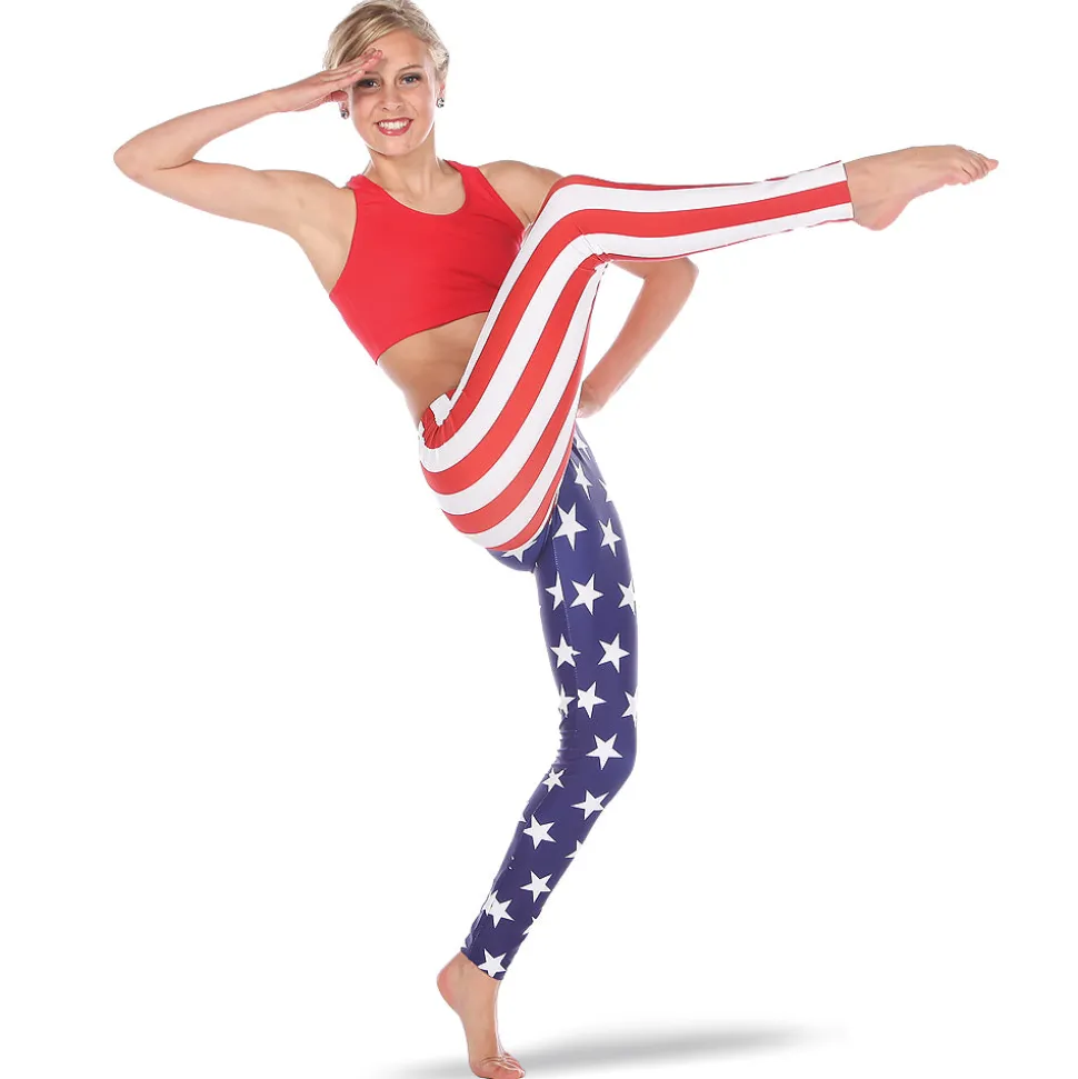 Alexandra American Flag Leggings