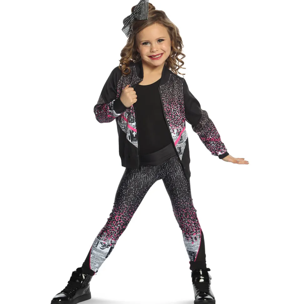 Alexandra Cheetah Newspaper Mesh Legging