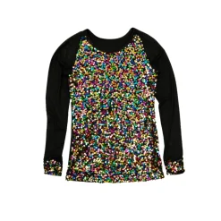 Alexandra Collection Kids Sequin Baseball Top