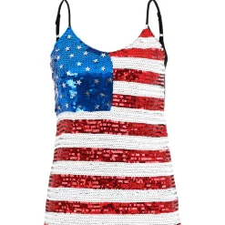Alexandra Kids Sequin USA Tank