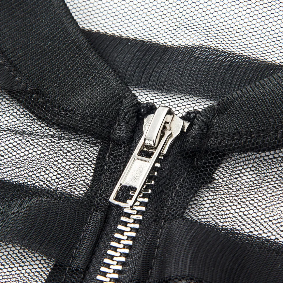 Alexandra Mesh Stripe Jacket