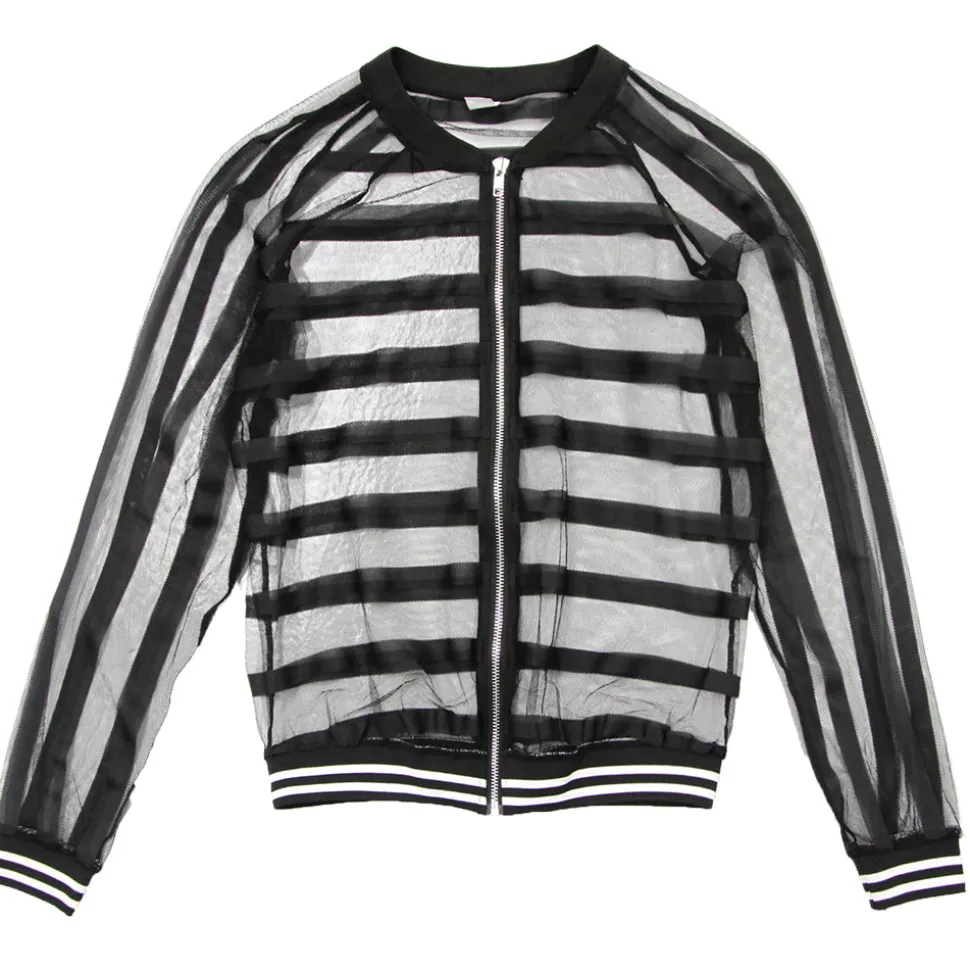 Alexandra Mesh Stripe Jacket