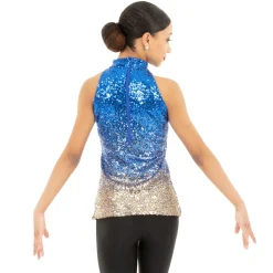 Alexandra Ombre Mock Neck Tank