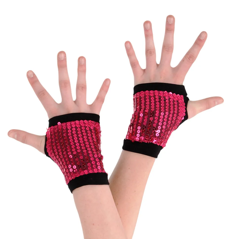 Alexandra Sequin Hand Gauntlets