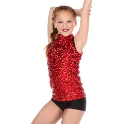 Alexandra Youth Mock Neck Tank