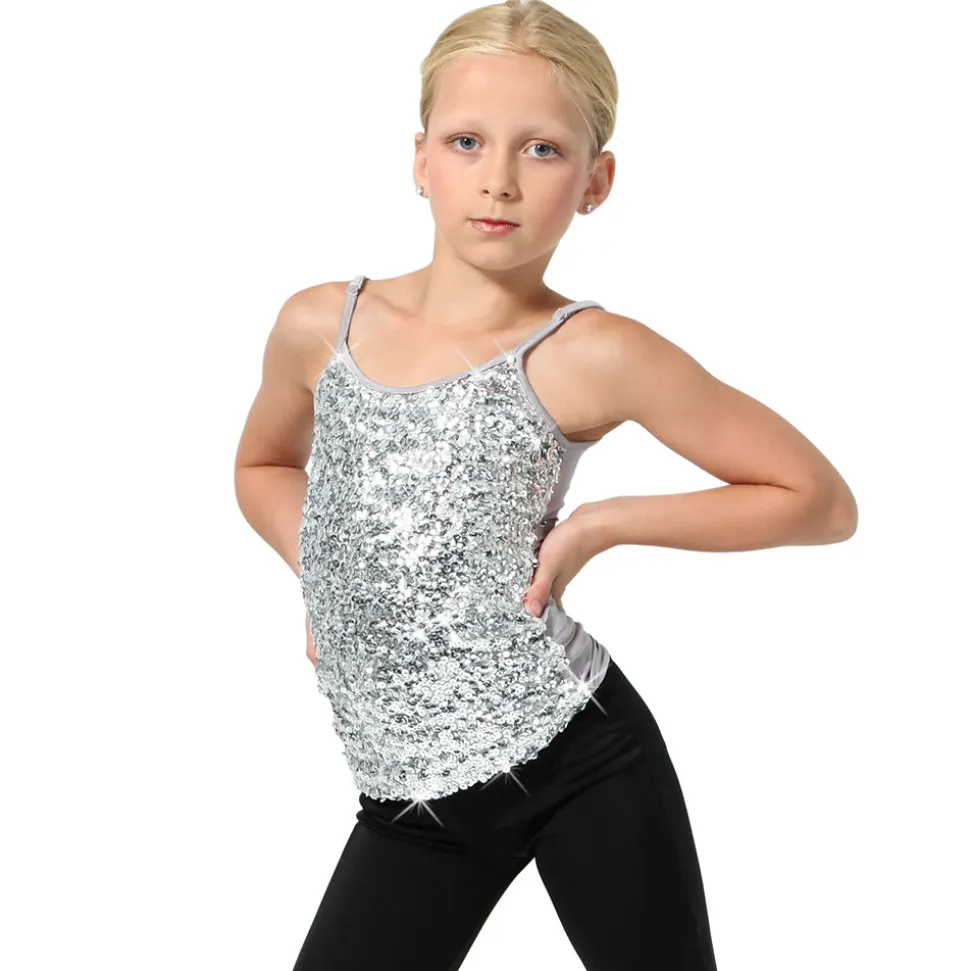 Alexandra Youth Sequin Camisole Tank