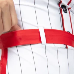 Baseball Strike Out Pin Stripe Biketard