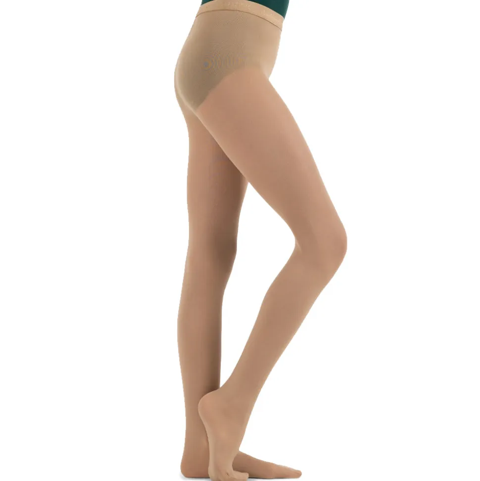 Capezio Hold and Stretch Footed Tight- Youth