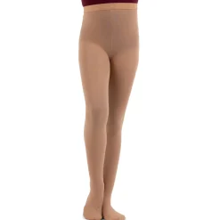 Capezio Hold and Stretch Footed Tight- Youth