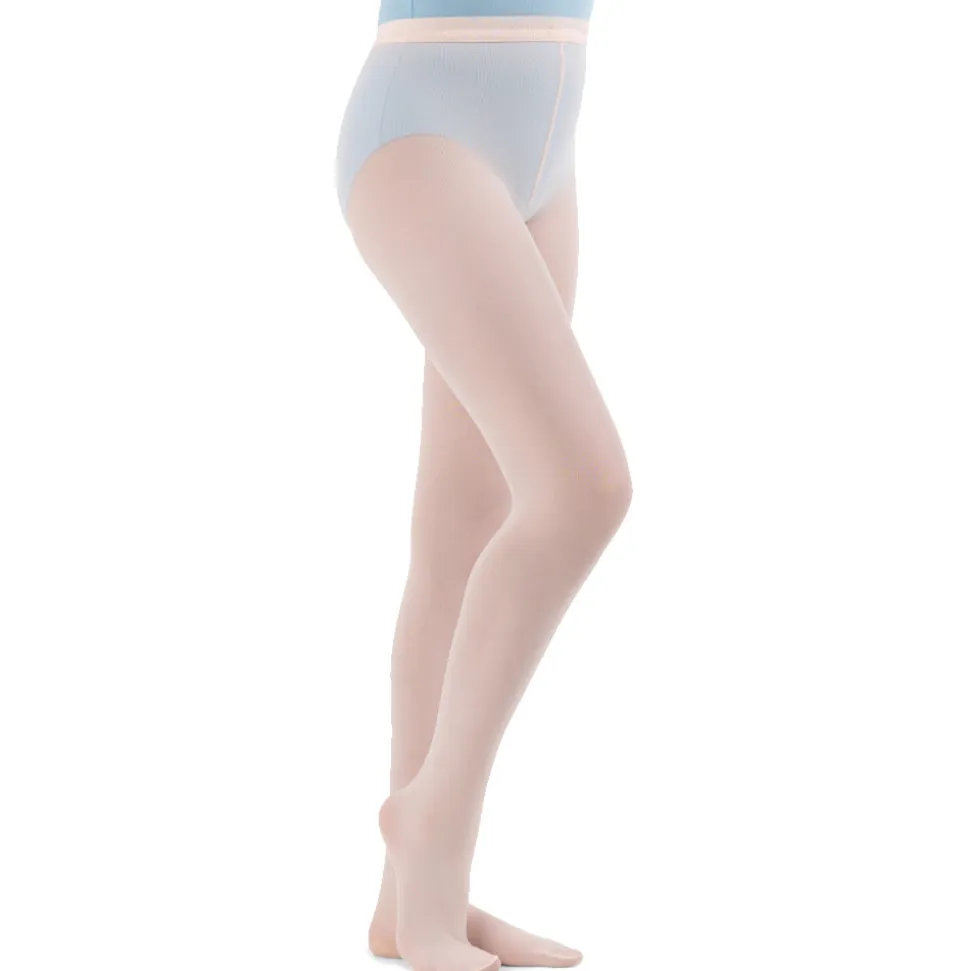 Capezio Hold and Stretch Footed Tight- Youth
