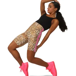 Cheetah High Waist Biker Shorts