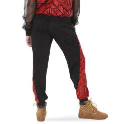Chevron Pleather Joggers