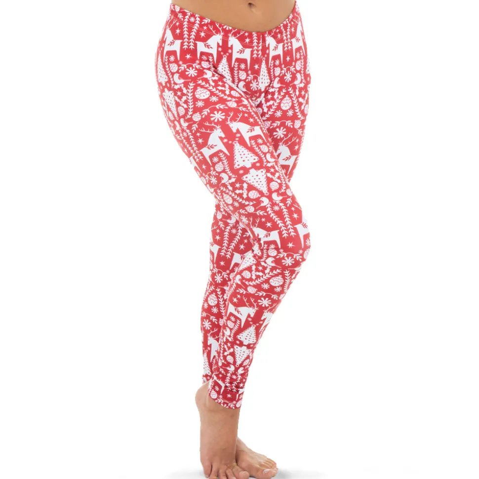 Christmas Adult Leggings Fairisle