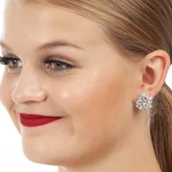 Clear Rhinestone Earring