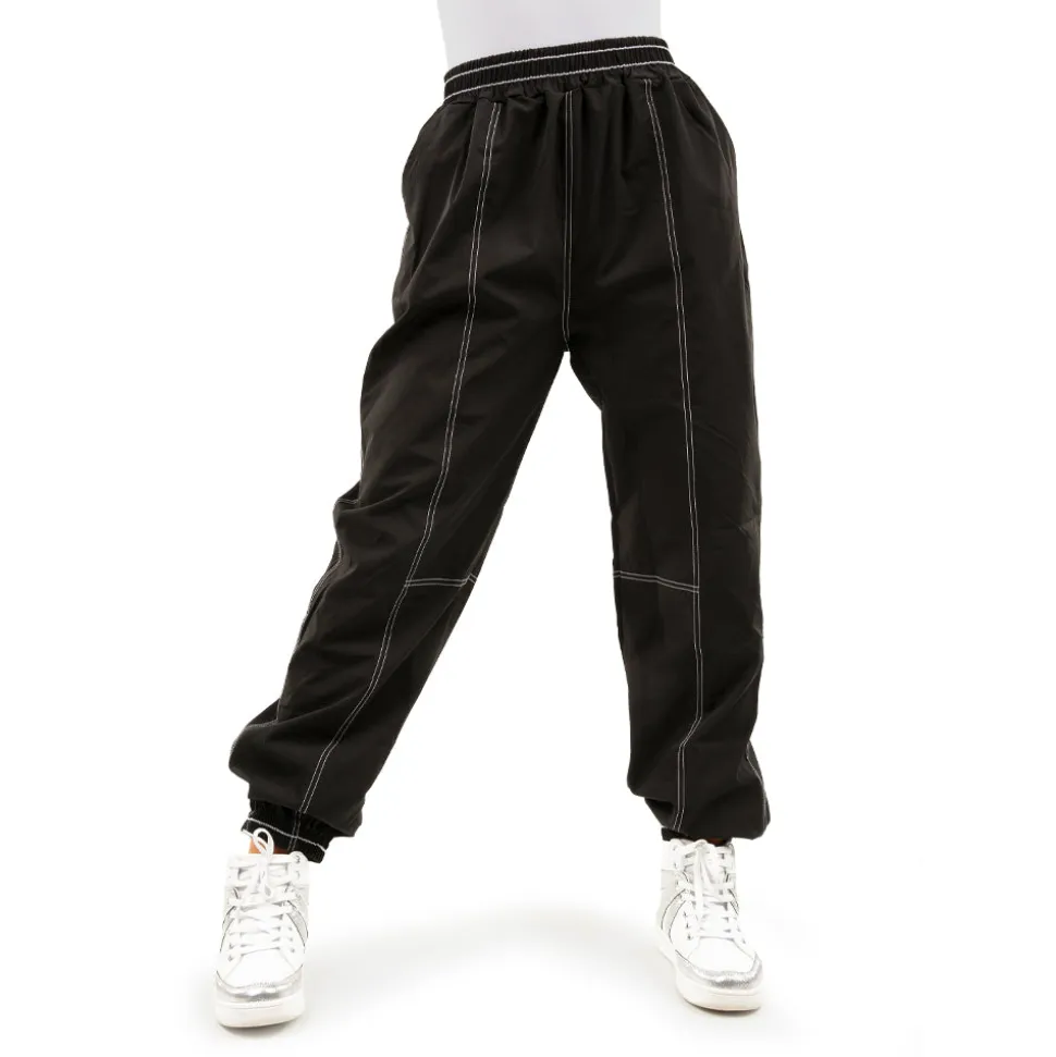 Contrast Stitch Elastic Joggers