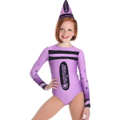 Crayon Long Sleeve Leotard