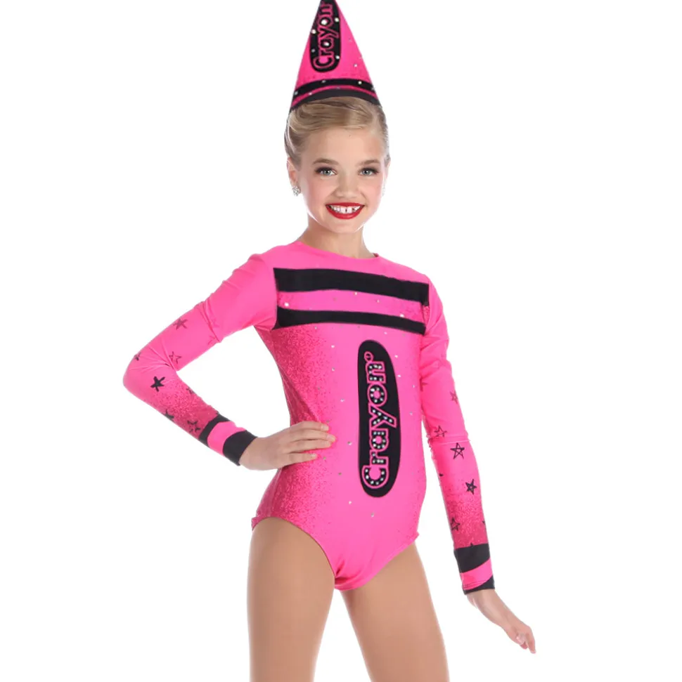 Crayon Long Sleeve Leotard