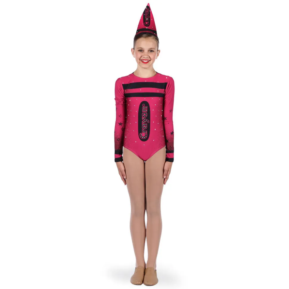 Crayon Long Sleeve Leotard