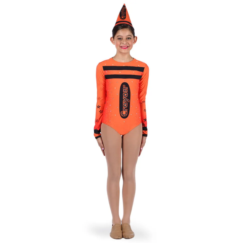 Crayon Long Sleeve Leotard