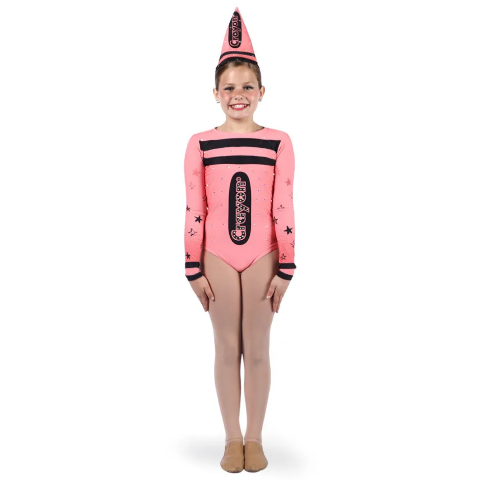 Crayon Long Sleeve Leotard