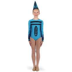 Crayon Long Sleeve Leotard