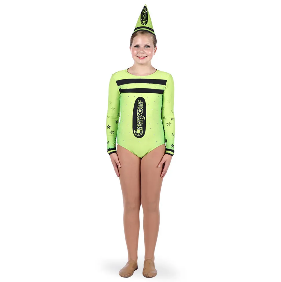 Crayon Long Sleeve Leotard