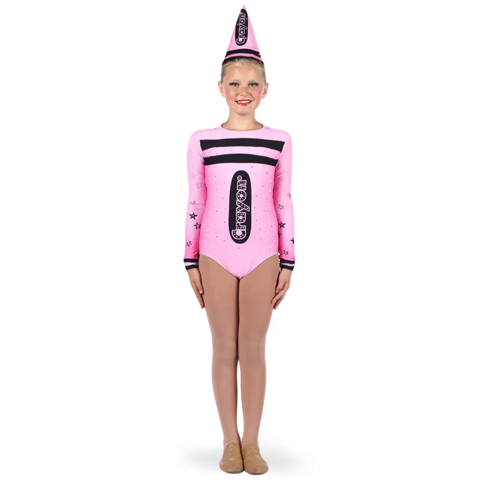 Crayon Long Sleeve Leotard