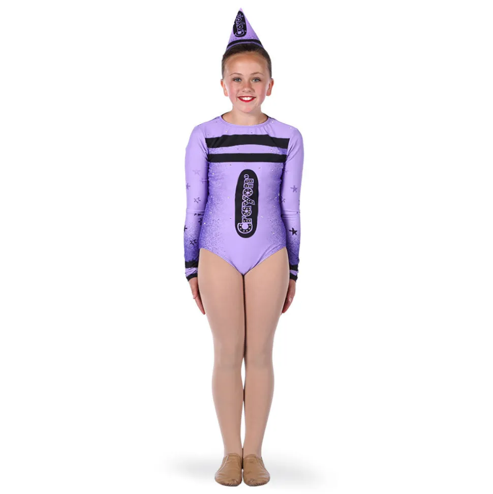 Crayon Long Sleeve Leotard
