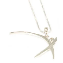Diamond JFK Pendant with 18" necklace