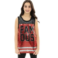 Famous Sequin Basketball Jersey