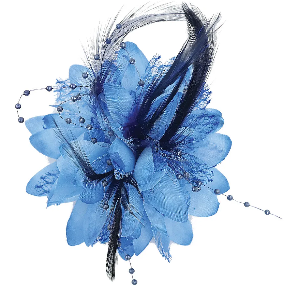 Feather Flower Clip