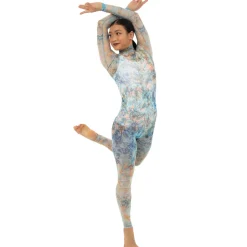 Floral Mesh Unitard