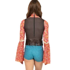 Flower Power Hippie 70s Biketard
