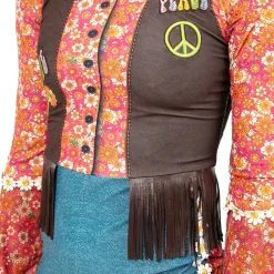 Flower Power Hippie 70s Biketard