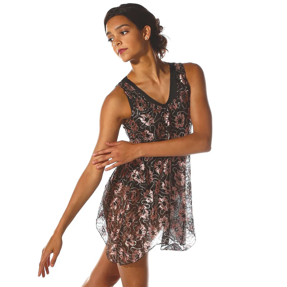 Flower Sequin Overdress