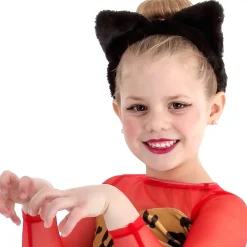 Furry Cat Ears Black One Size