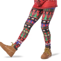 Girls Festive Leggings