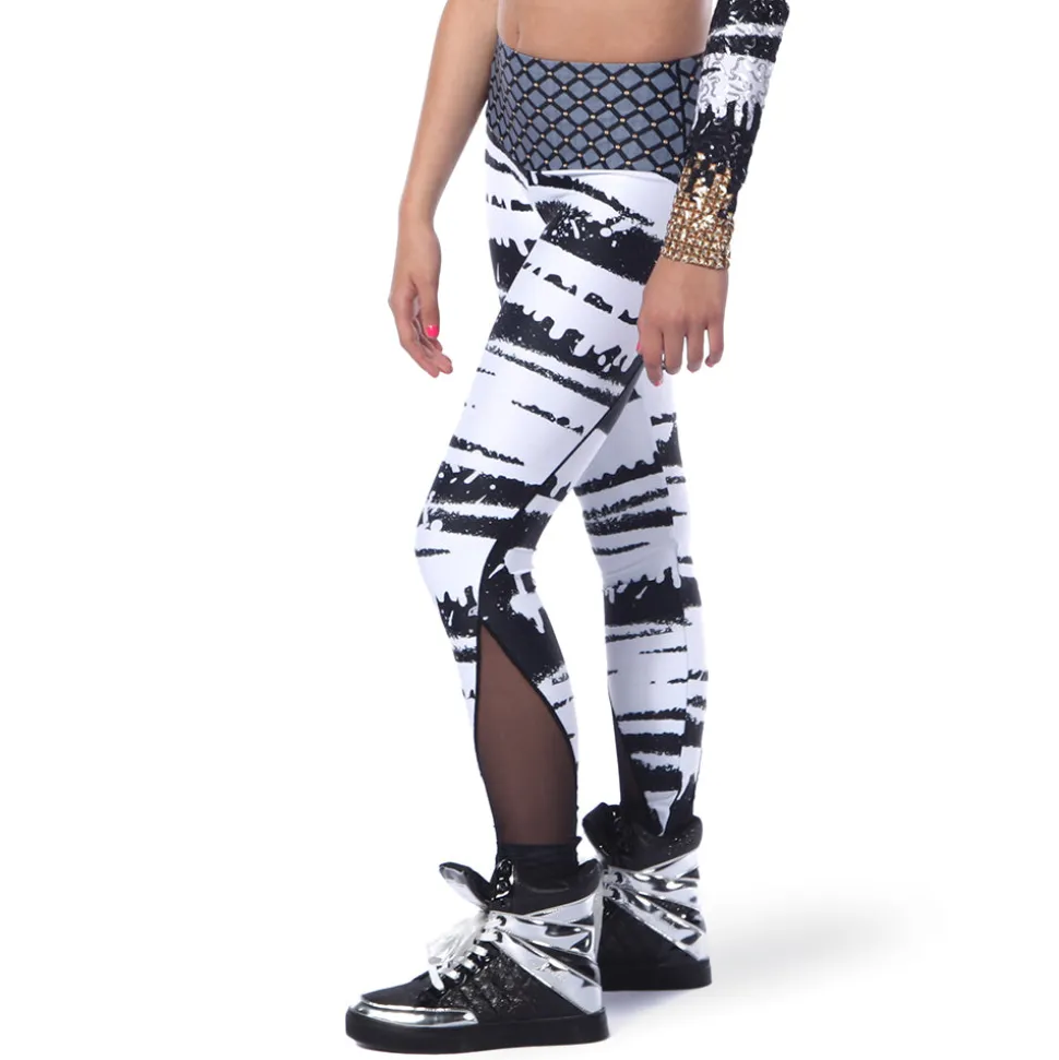 Graffiti Queen Merrow Mesh Panel Legging