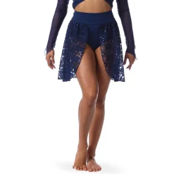 High Waist Brief With Open Mesh Skirt