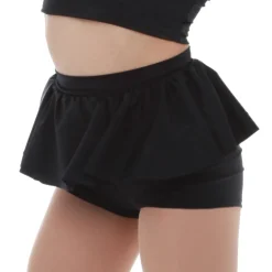 High Waist Peplum Short