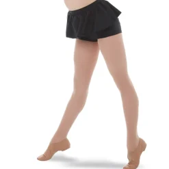 High Waist Peplum Short