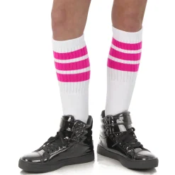 14 Inch Striped Tube Socks