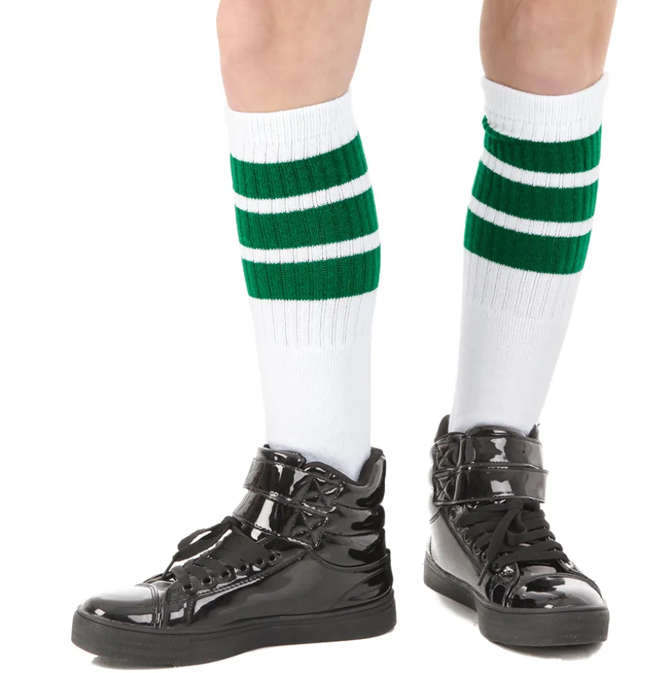14 Inch Striped Tube Socks