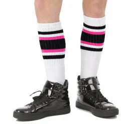 22 Inch Striped Tube Socks