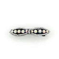 Iridescent Rhinestone Hair Clip