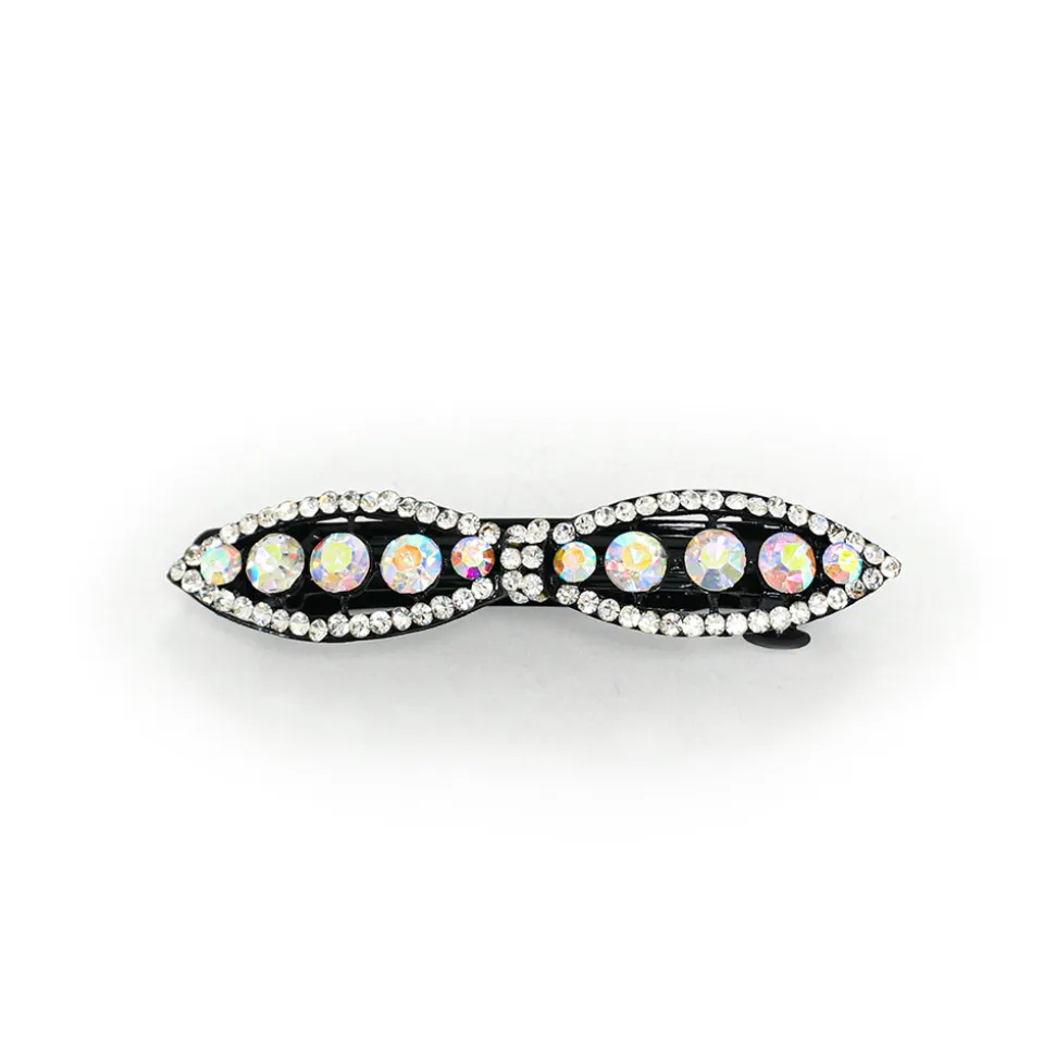 Iridescent Rhinestone Hair Clip