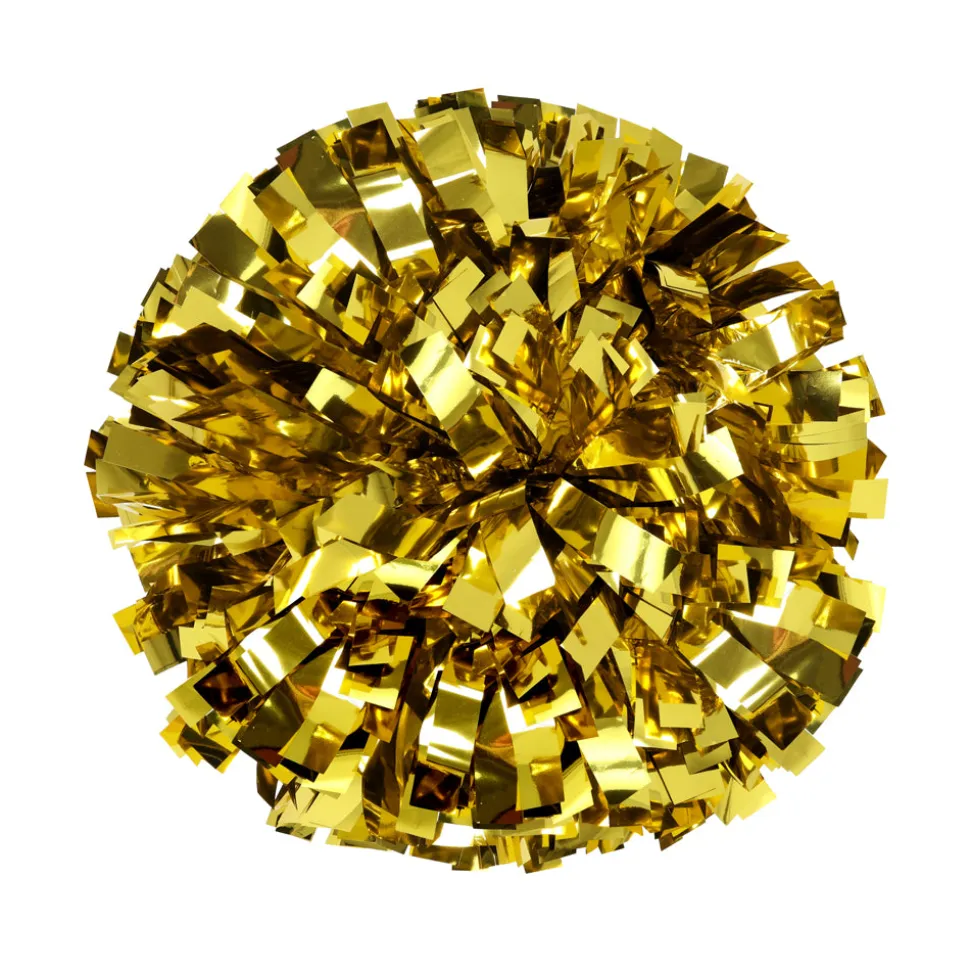 Just For Kix 6" Solid Metallic Pom – High-Energy, Lightweight Cheer & Dance Pom (Sold Individually)