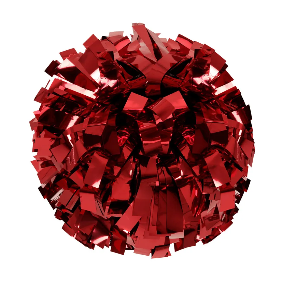 Just For Kix 6" Solid Metallic Pom – High-Energy, Lightweight Cheer & Dance Pom (Sold Individually)