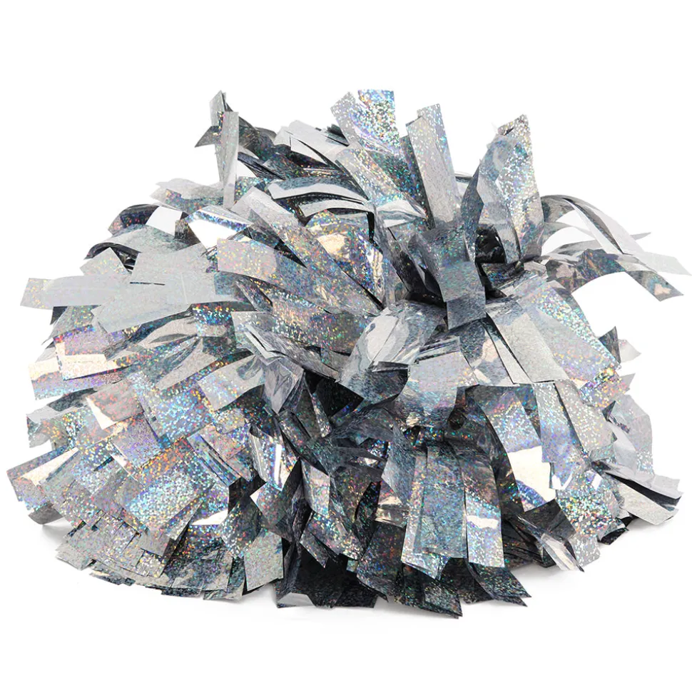 Just For Kix 6" Solid Metallic Pom – High-Energy, Lightweight Cheer & Dance Pom (Sold Individually)